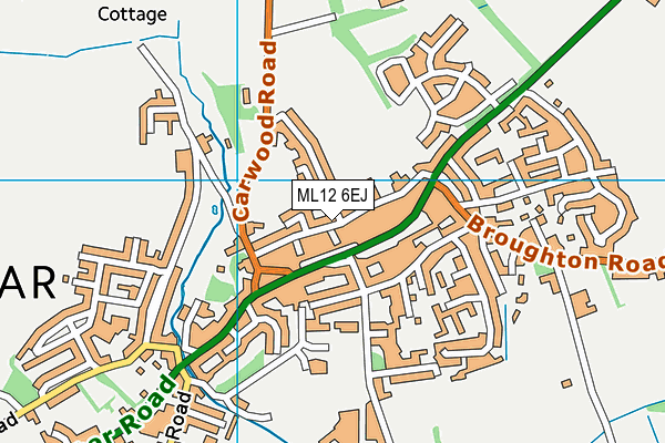 ML12 6EJ map - OS VectorMap District (Ordnance Survey) ML12 6EJ map - OS VectorMap District (Ordnance Survey)