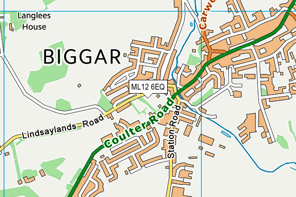 ML12 6EQ map - OS VectorMap District (Ordnance Survey) ML12 6EQ map - OS VectorMap District (Ordnance Survey)