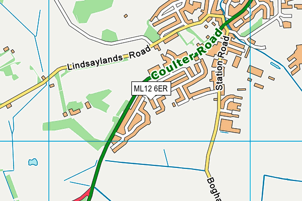 ML12 6ER map - OS VectorMap District (Ordnance Survey)