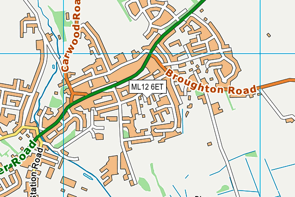 ML12 6ET map - OS VectorMap District (Ordnance Survey)