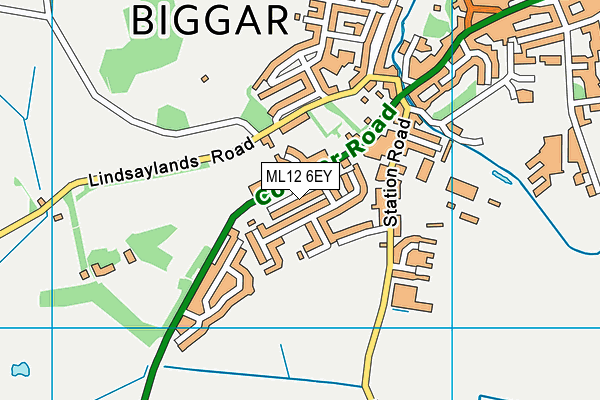 ML12 6EY map - OS VectorMap District (Ordnance Survey) ML12 6EY map - OS VectorMap District (Ordnance Survey)