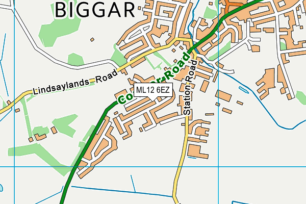 ML12 6EZ map - OS VectorMap District (Ordnance Survey) ML12 6EZ map - OS VectorMap District (Ordnance Survey)