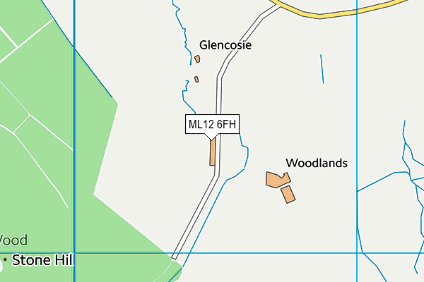 ML12 6FH map - OS VectorMap District (Ordnance Survey) ML12 6FH map - OS VectorMap District (Ordnance Survey)