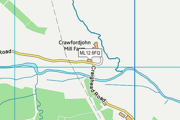 ML12 6FQ map - OS VectorMap District (Ordnance Survey) ML12 6FQ map - OS VectorMap District (Ordnance Survey)