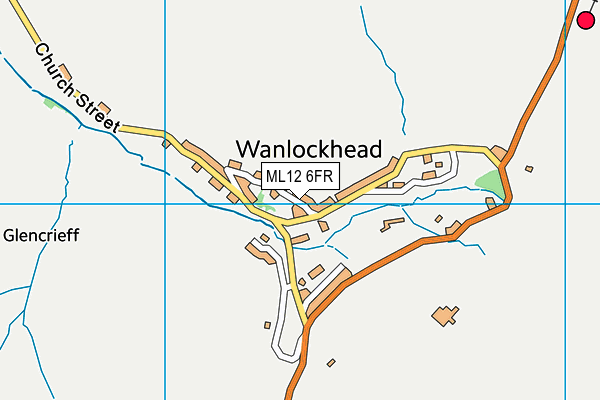 ML12 6FR map - OS VectorMap District (Ordnance Survey) ML12 6FR map - OS VectorMap District (Ordnance Survey)