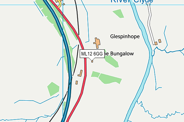 ML12 6GG map - OS VectorMap District (Ordnance Survey) ML12 6GG map - OS VectorMap District (Ordnance Survey)