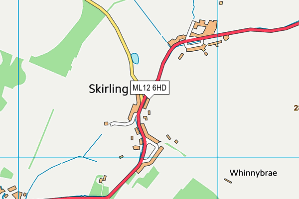 ML12 6HD map - OS VectorMap District (Ordnance Survey) ML12 6HD map - OS VectorMap District (Ordnance Survey)