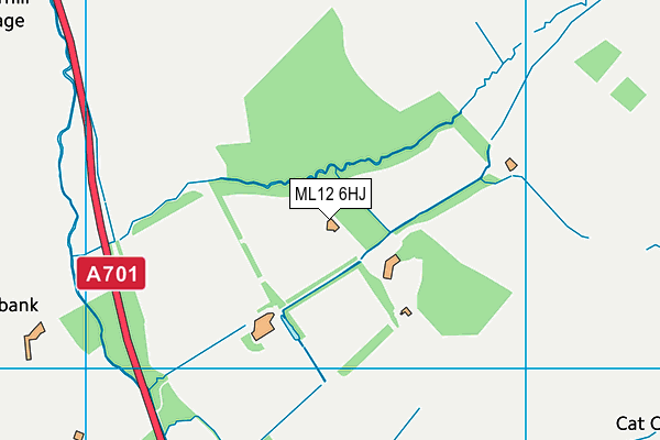 ML12 6HJ map - OS VectorMap District (Ordnance Survey) ML12 6HJ map - OS VectorMap District (Ordnance Survey)