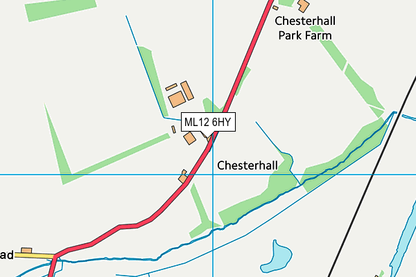 ML12 6HY map - OS VectorMap District (Ordnance Survey) ML12 6HY map - OS VectorMap District (Ordnance Survey)