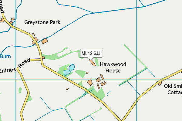 ML12 6JJ map - OS VectorMap District (Ordnance Survey) ML12 6JJ map - OS VectorMap District (Ordnance Survey)