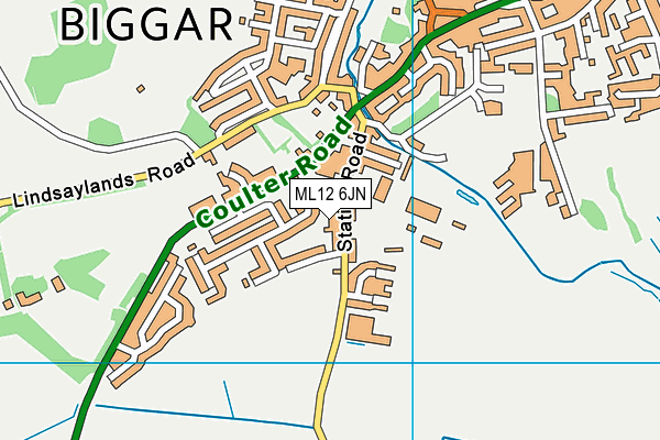 ML12 6JN map - OS VectorMap District (Ordnance Survey)