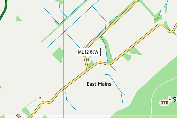 ML12 6JW map - OS VectorMap District (Ordnance Survey) ML12 6JW map - OS VectorMap District (Ordnance Survey)