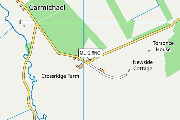 ML12 6NG map - OS VectorMap District (Ordnance Survey)
