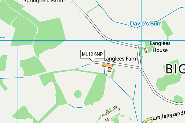 ML12 6NP map - OS VectorMap District (Ordnance Survey)
