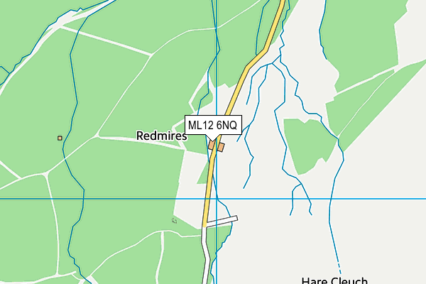 ML12 6NQ map - OS VectorMap District (Ordnance Survey) ML12 6NQ map - OS VectorMap District (Ordnance Survey)