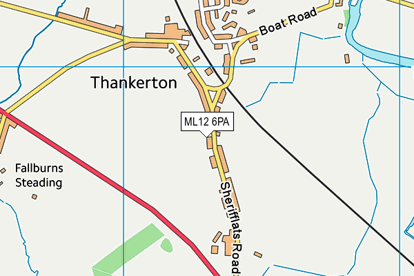 ML12 6PA map - OS VectorMap District (Ordnance Survey) ML12 6PA map - OS VectorMap District (Ordnance Survey)