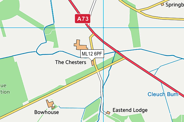 ML12 6PF map - OS VectorMap District (Ordnance Survey) ML12 6PF map - OS VectorMap District (Ordnance Survey)