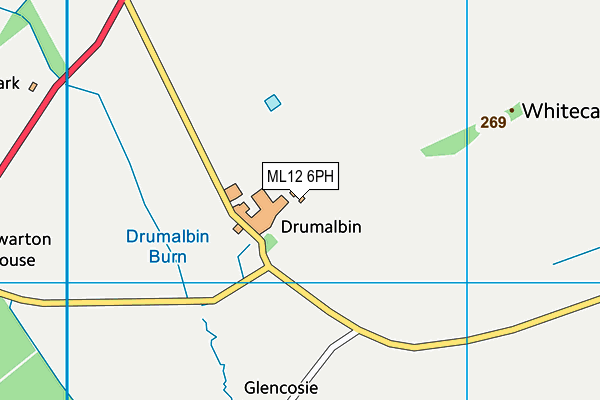 ML12 6PH map - OS VectorMap District (Ordnance Survey) ML12 6PH map - OS VectorMap District (Ordnance Survey)