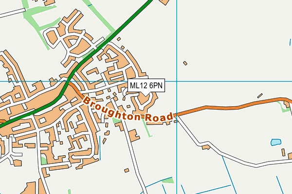 ML12 6PN map - OS VectorMap District (Ordnance Survey)