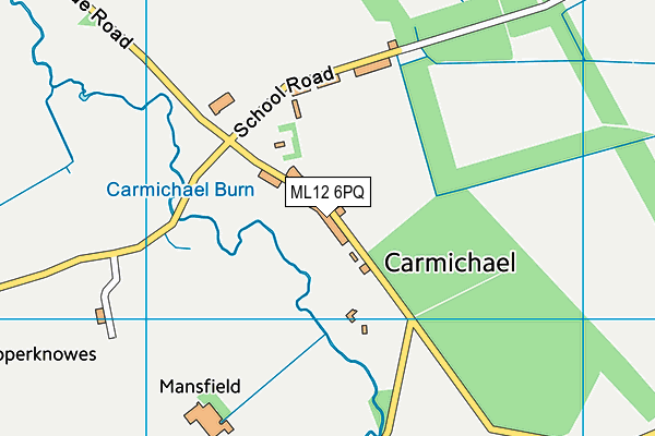ML12 6PQ map - OS VectorMap District (Ordnance Survey) ML12 6PQ map - OS VectorMap District (Ordnance Survey)