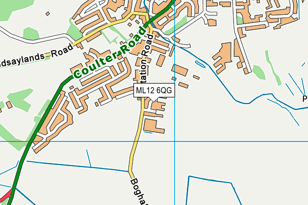 ML12 6QG map - OS VectorMap District (Ordnance Survey) ML12 6QG map - OS VectorMap District (Ordnance Survey)