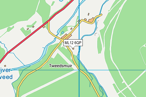 ML12 6QP map - OS VectorMap District (Ordnance Survey) ML12 6QP map - OS VectorMap District (Ordnance Survey)