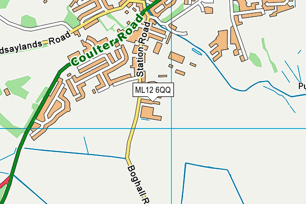ML12 6QQ map - OS VectorMap District (Ordnance Survey) ML12 6QQ map - OS VectorMap District (Ordnance Survey)