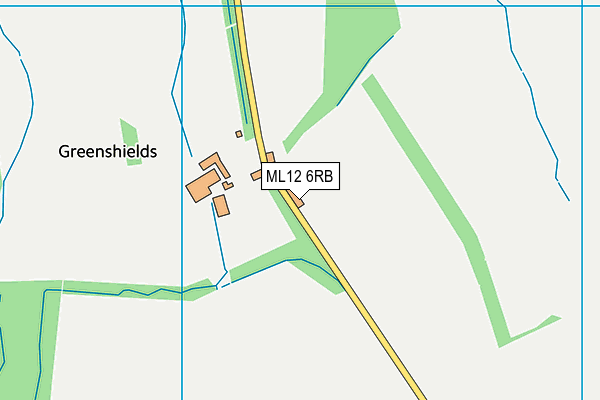 ML12 6RB map - OS VectorMap District (Ordnance Survey)