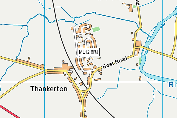 ML12 6RJ map - OS VectorMap District (Ordnance Survey) ML12 6RJ map - OS VectorMap District (Ordnance Survey)