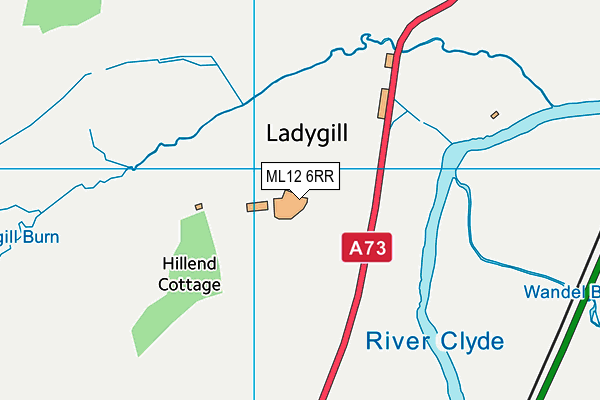 ML12 6RR map - OS VectorMap District (Ordnance Survey) ML12 6RR map - OS VectorMap District (Ordnance Survey)