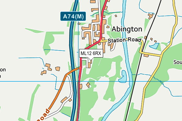 ML12 6RX map - OS VectorMap District (Ordnance Survey)