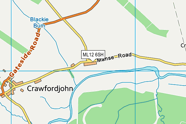 ML12 6SH map - OS VectorMap District (Ordnance Survey) ML12 6SH map - OS VectorMap District (Ordnance Survey)