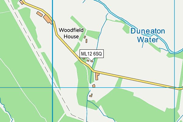 ML12 6SQ map - OS VectorMap District (Ordnance Survey) ML12 6SQ map - OS VectorMap District (Ordnance Survey)