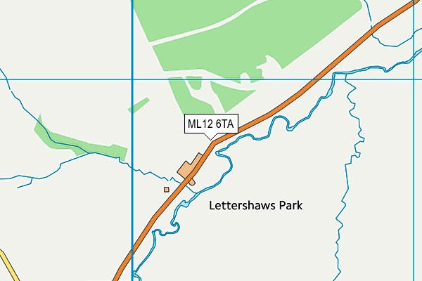 ML12 6TA map - OS VectorMap District (Ordnance Survey) ML12 6TA map - OS VectorMap District (Ordnance Survey)