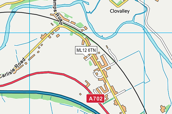 ML12 6TN map - OS VectorMap District (Ordnance Survey) ML12 6TN map - OS VectorMap District (Ordnance Survey)