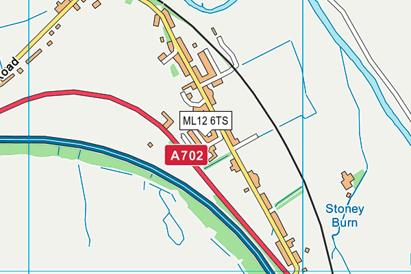 ML12 6TS map - OS VectorMap District (Ordnance Survey) ML12 6TS map - OS VectorMap District (Ordnance Survey)
