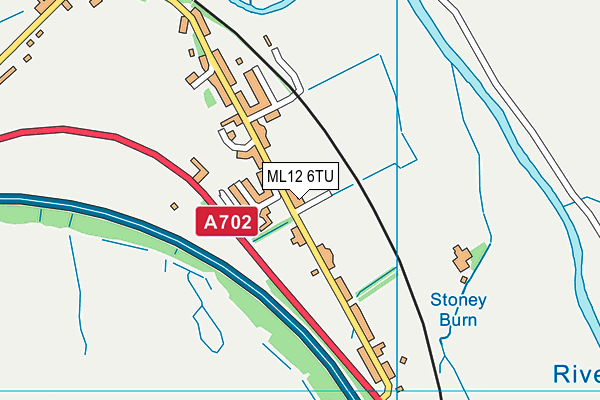 ML12 6TU map - OS VectorMap District (Ordnance Survey) ML12 6TU map - OS VectorMap District (Ordnance Survey)