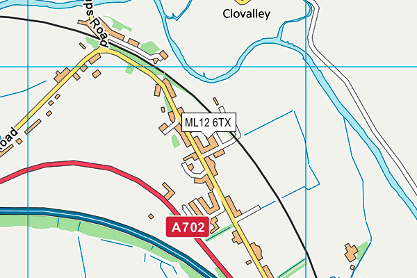 ML12 6TX map - OS VectorMap District (Ordnance Survey) ML12 6TX map - OS VectorMap District (Ordnance Survey)
