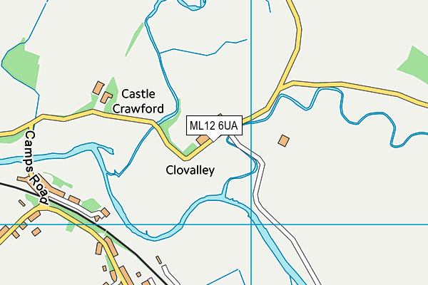 ML12 6UA map - OS VectorMap District (Ordnance Survey) ML12 6UA map - OS VectorMap District (Ordnance Survey)
