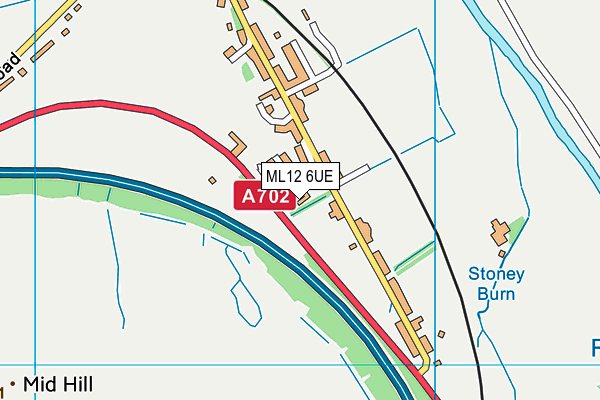 ML12 6UE map - OS VectorMap District (Ordnance Survey)