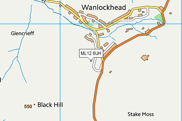 ML12 6UH map - OS VectorMap District (Ordnance Survey) ML12 6UH map - OS VectorMap District (Ordnance Survey)