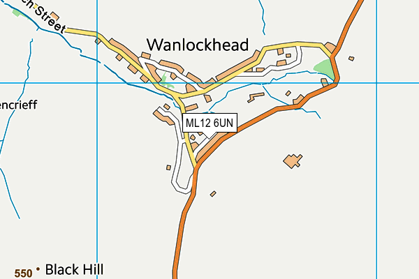 ML12 6UN map - OS VectorMap District (Ordnance Survey)