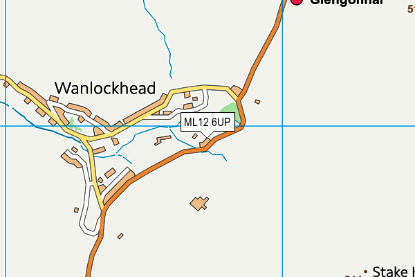 ML12 6UP map - OS VectorMap District (Ordnance Survey) ML12 6UP map - OS VectorMap District (Ordnance Survey)