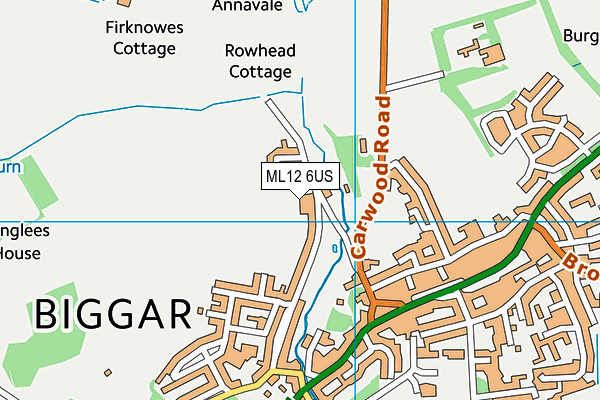 ML12 6US map - OS VectorMap District (Ordnance Survey)