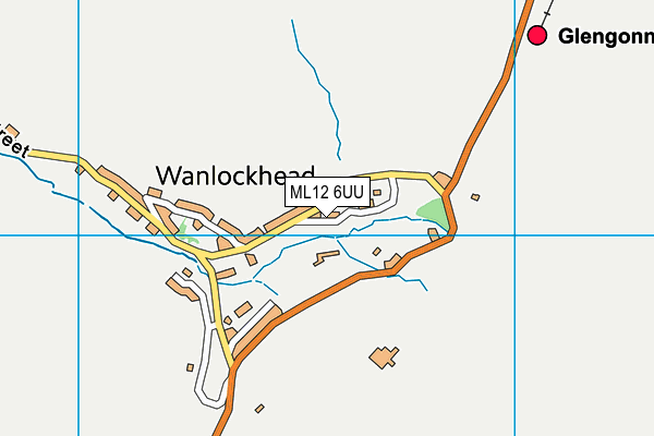 ML12 6UU map - OS VectorMap District (Ordnance Survey) ML12 6UU map - OS VectorMap District (Ordnance Survey)