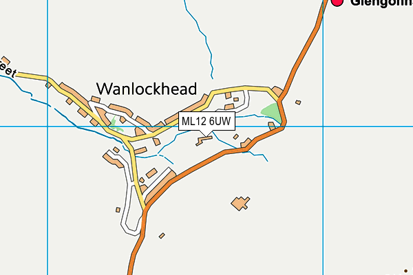 ML12 6UW map - OS VectorMap District (Ordnance Survey) ML12 6UW map - OS VectorMap District (Ordnance Survey)