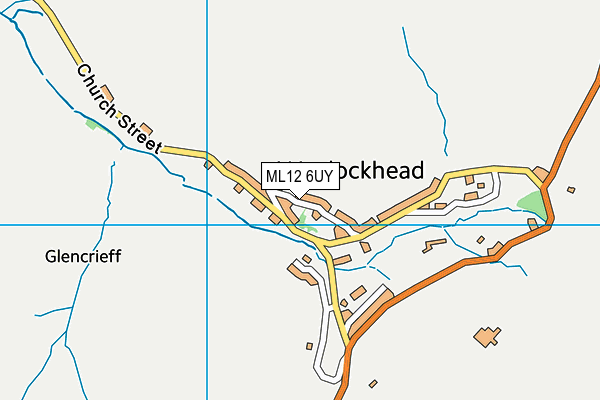 ML12 6UY map - OS VectorMap District (Ordnance Survey) ML12 6UY map - OS VectorMap District (Ordnance Survey)