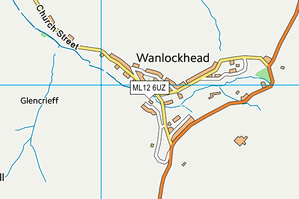 ML12 6UZ map - OS VectorMap District (Ordnance Survey) ML12 6UZ map - OS VectorMap District (Ordnance Survey)