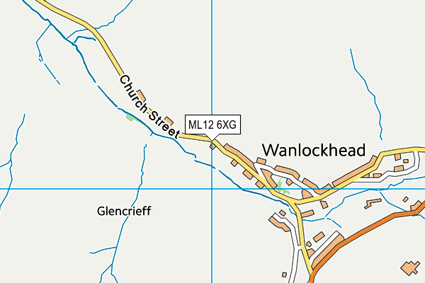 ML12 6XG map - OS VectorMap District (Ordnance Survey)