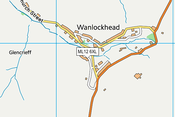 ML12 6XL map - OS VectorMap District (Ordnance Survey) ML12 6XL map - OS VectorMap District (Ordnance Survey)